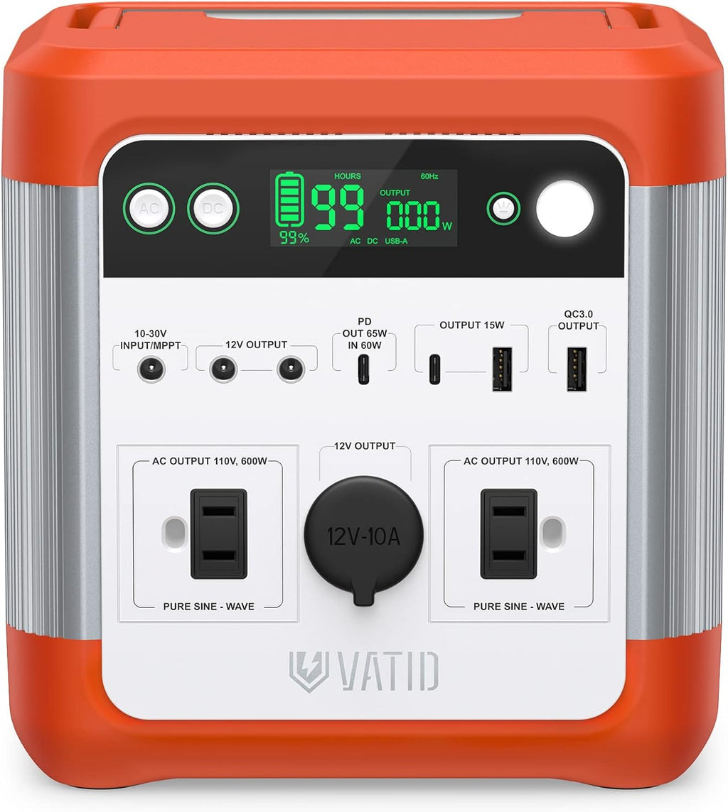 600W Portable Power Station 518Wh Solar Generator P17031