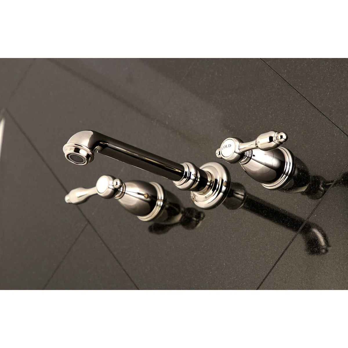 Wall Mount Roman Tub Filler Polished Chrome L25057