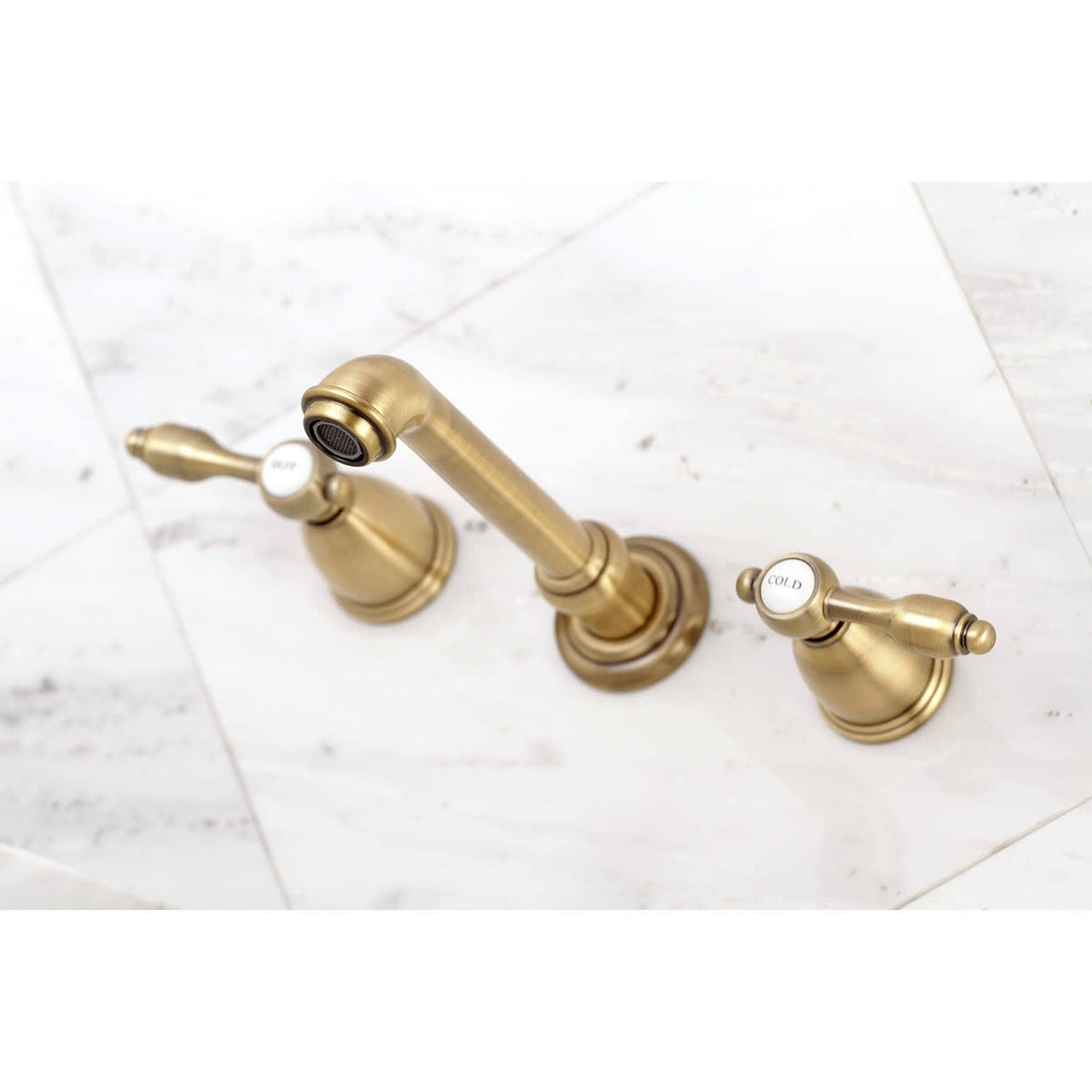 Wall Mount Roman Tub Filler Polished Chrome L25057