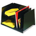 Vertical and Horizontal Combination Organizer 15 x 8.13 x 11 Inches Black Q91993