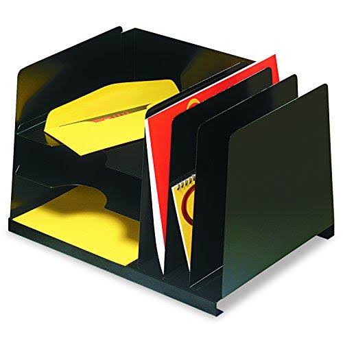Vertical and Horizontal Combination Organizer 15 x 8.13 x 11 Inches Black Q91993