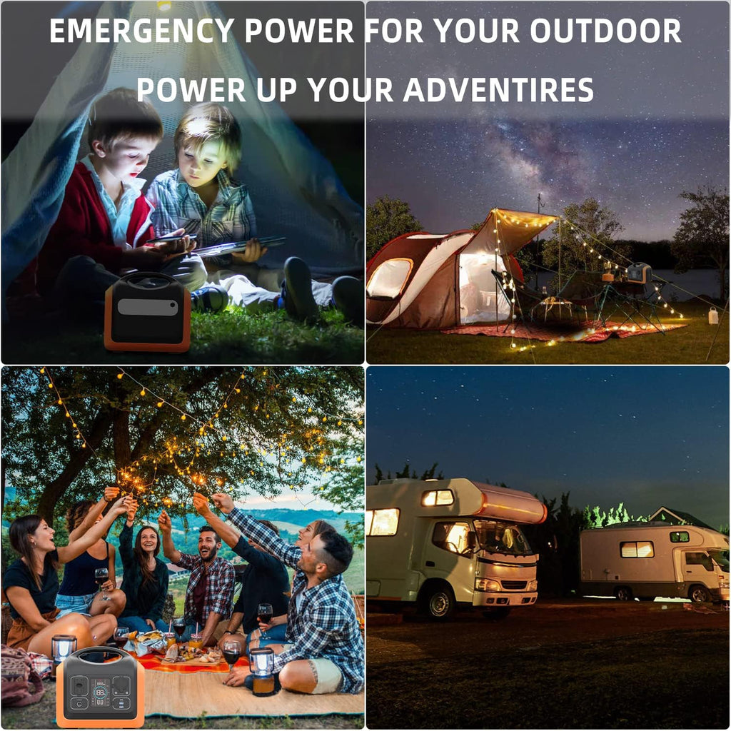 Portable Power Station 595Wh Lithium Battery 600W AC Outlet T562856