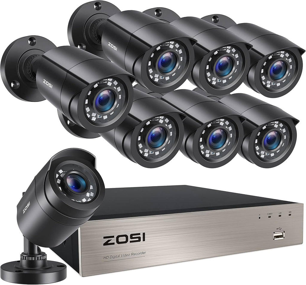 1080P Security Camera 3.6mm Lens 24 IR-LEDs Waterproof L53460