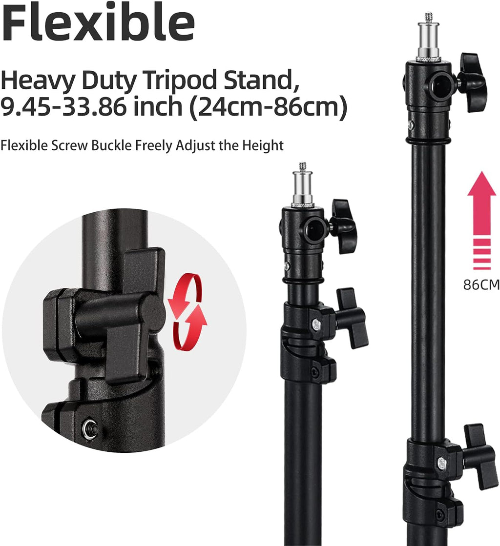 Photography Tripod Light Stand Base with Casters E3196