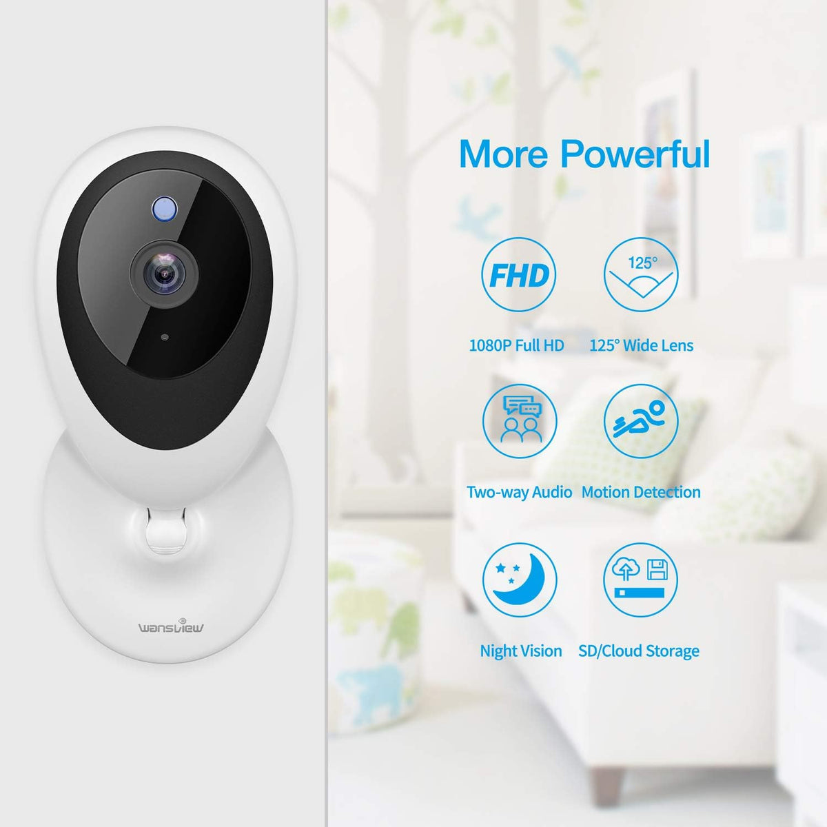 1080PHD WiFi Indoor Camera 4 Pack O9317