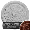 Hand-Painted Walnut Ceiling Medallion R5387