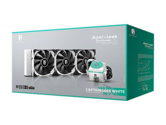 White RGB Liquid CPU Cooler L1249