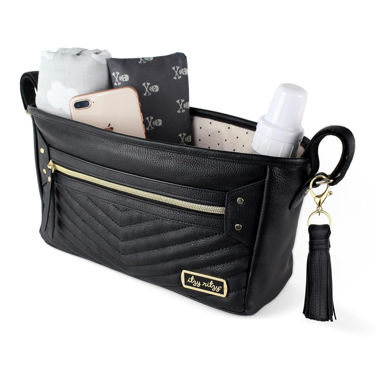 Adjustable Stroller Caddy with Tassel N49324