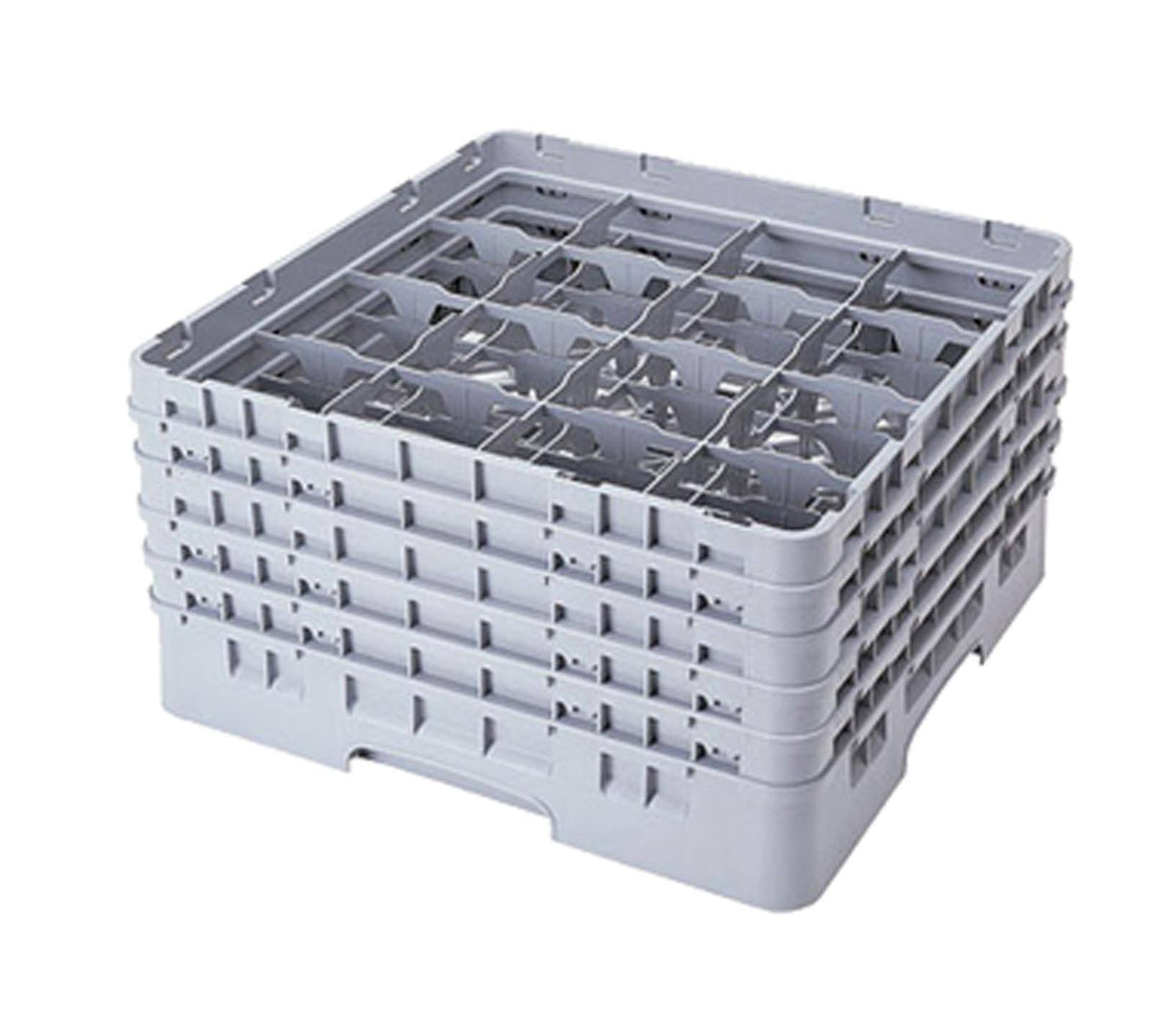 Teal 16 Compartment Full Size Glass Rack X183
