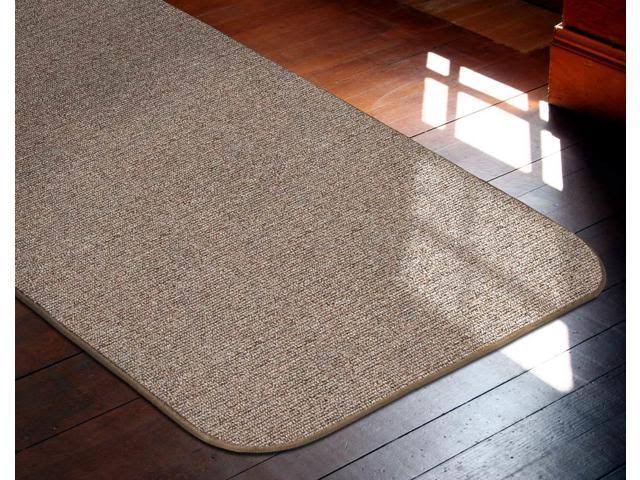 Pebble Beige 14 ft. x 27 in. Skid-Resistant Carpet Runner J6980
