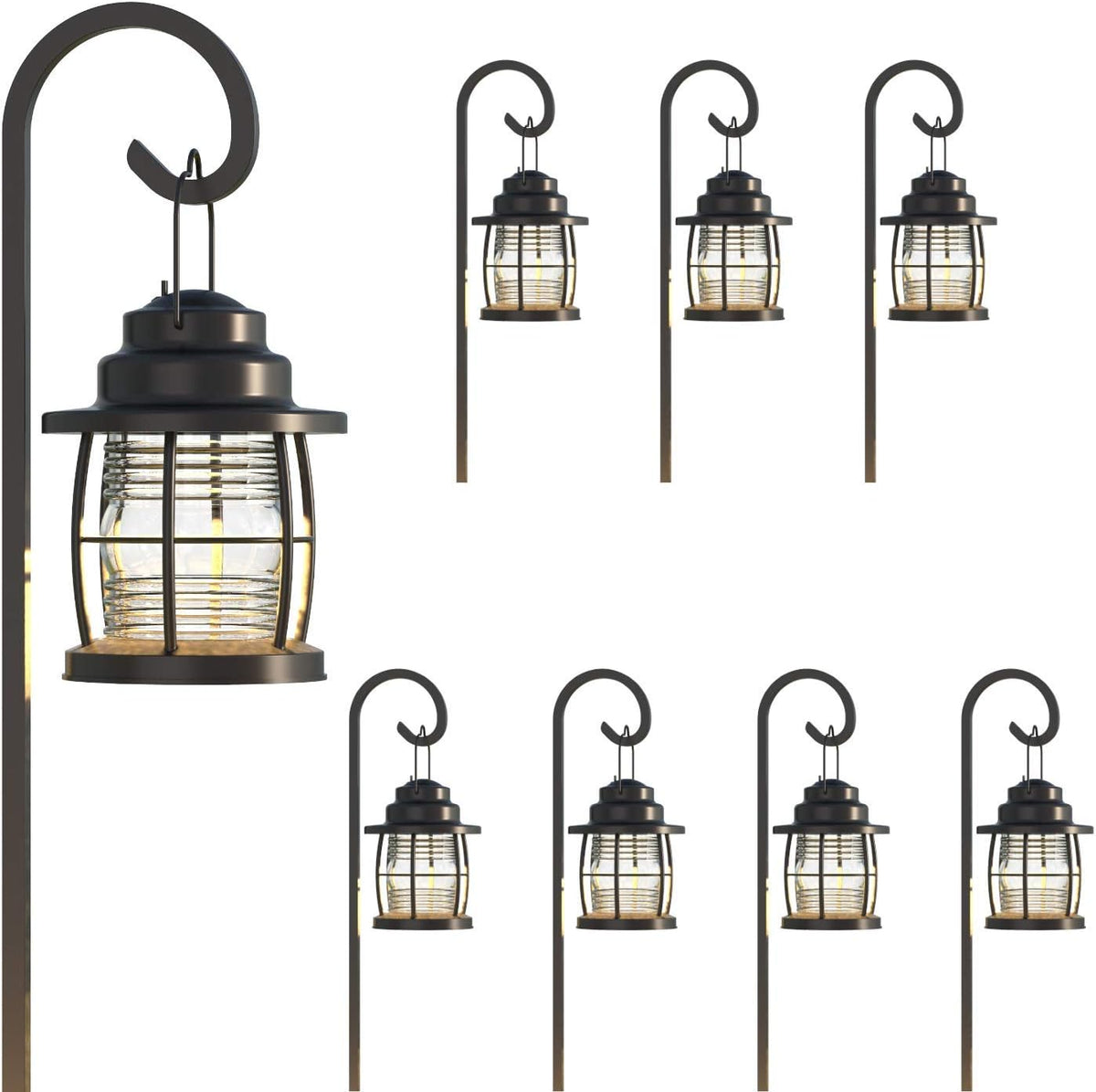 1.1 Watt LED Landscape Path Lights 8 Pack B933
