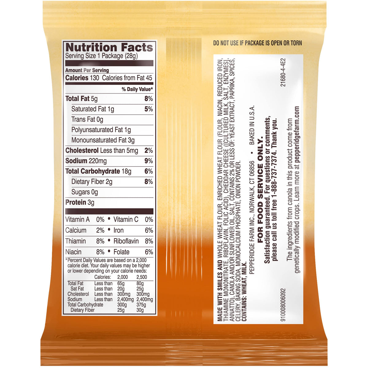 Whole Grain Cheddar Crackers H785184