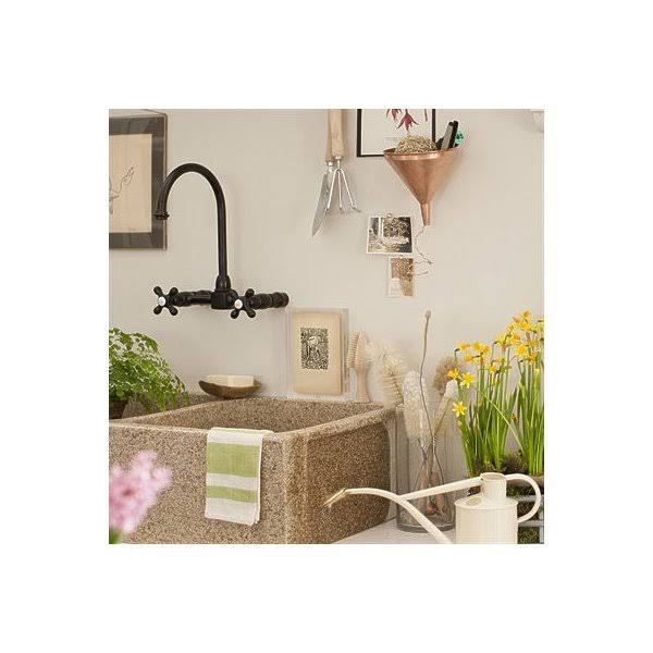 Oil Rubbed Bronze Wall Mount Bridge Kitchen Faucet Z7164