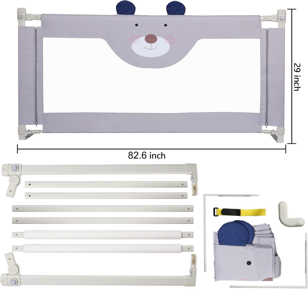 Toddler Bed Rail Extra Tall Collapsible Safety Guard R426925