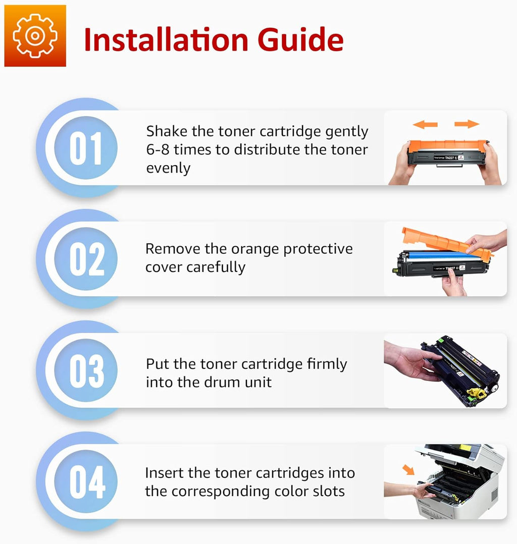 Compatible Toner Cartridge Replacement 5 Pack E37376