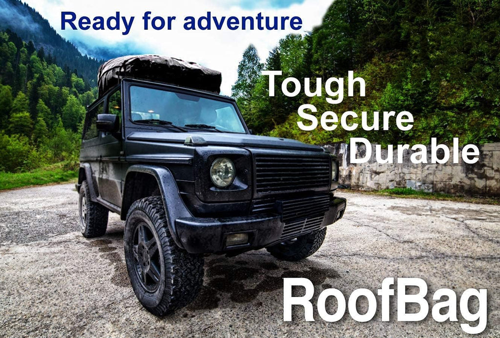 11 Cubic Feet Waterproof Rooftop Cargo Carrier with Straps and Mat X6026
