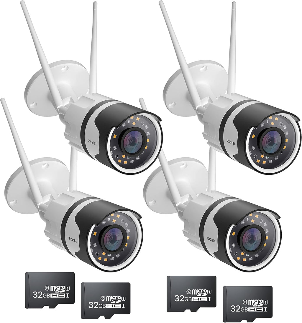 1080P Security Camera 3.6mm Lens 24 IR-LEDs Waterproof L53460