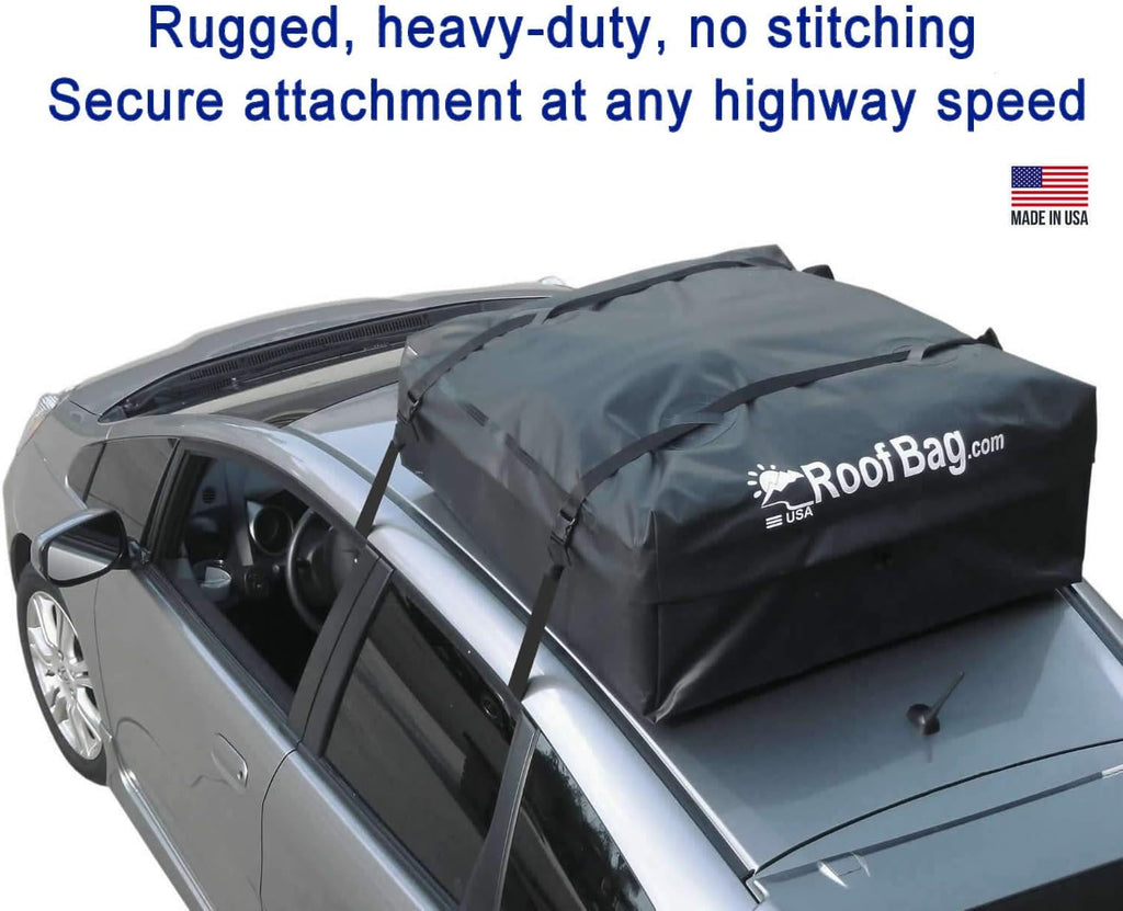 11 Cubic Feet Waterproof Rooftop Cargo Carrier with Straps and Mat X6026