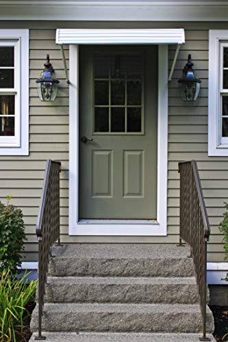 Aluminum Door Canopy with Support Arms J498815