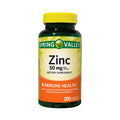 Zinc 50 mg Caplets 200 Count C5050