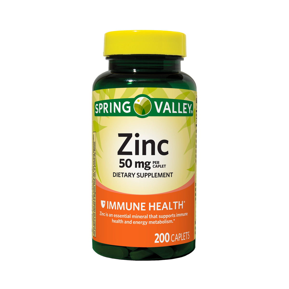 Zinc 50 mg Caplets 200 Count C5050