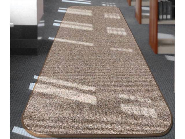 Pebble Beige 14 ft. x 27 in. Skid-Resistant Carpet Runner J6980