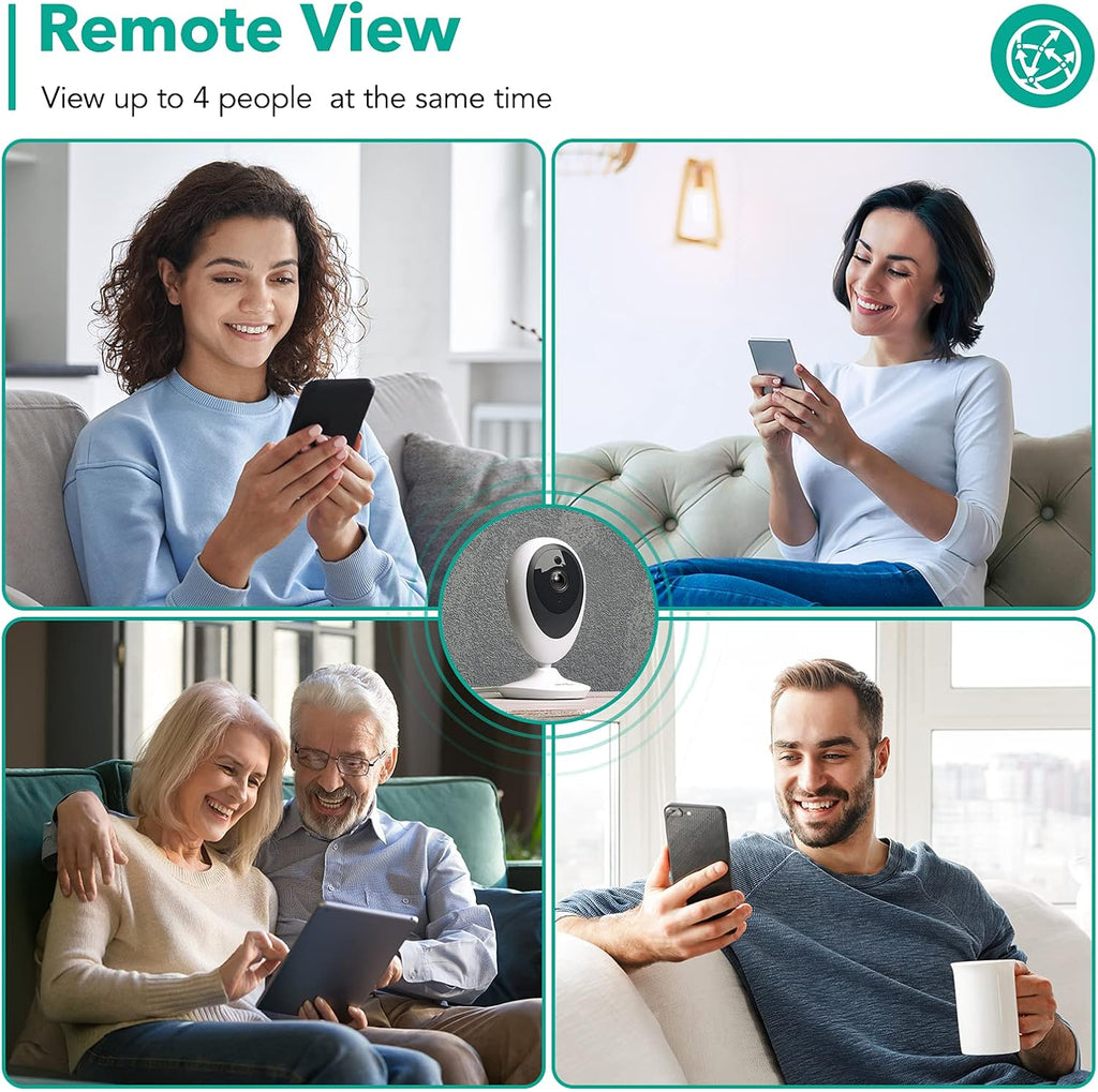 1080PHD WiFi Indoor Camera 4 Pack O9317
