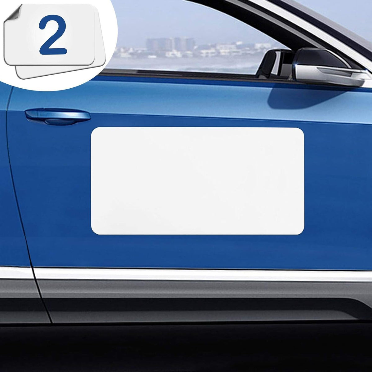 Magnetic Sign for Car 2 Pack W207149