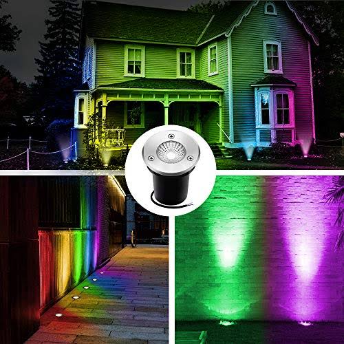 Landscape Lighting 10Pack 3W RGB Color Changing LED Lights B441854