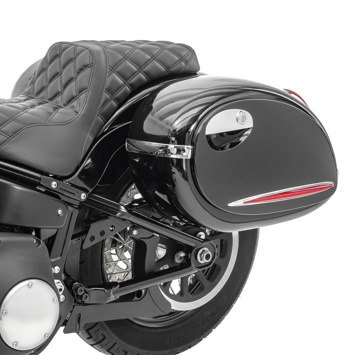 Black Hard Saddlebags Set N16671
