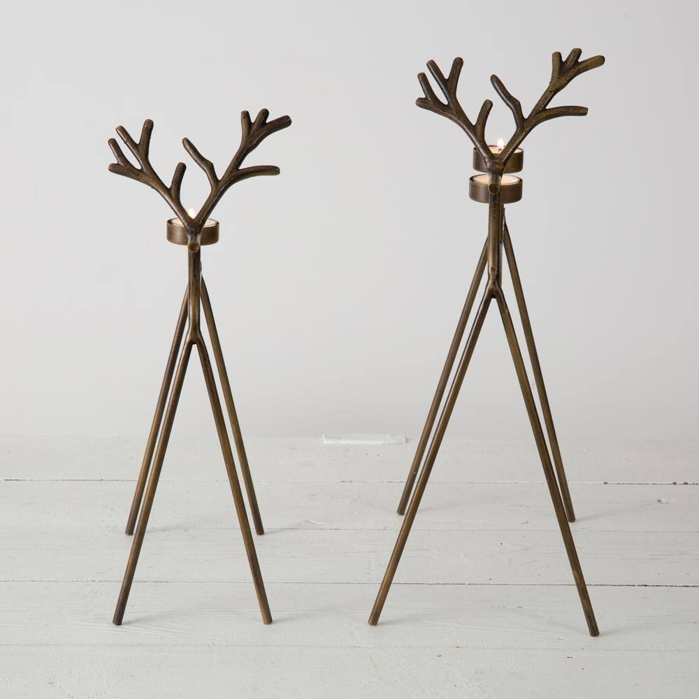 Reindeer Tealight Candle Holders U26210