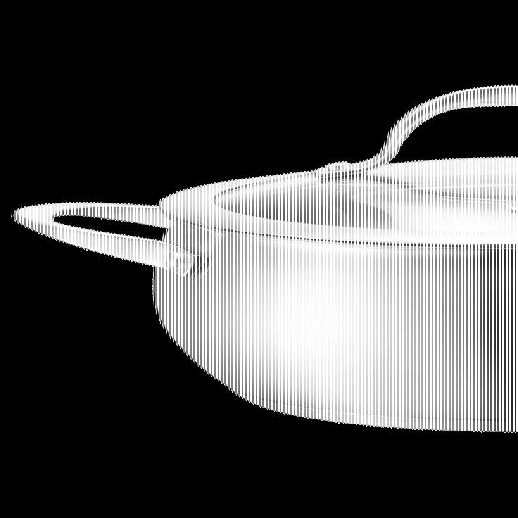 Black Stainless 4-qt Casserole I7481
