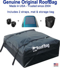 11 Cubic Feet Waterproof Rooftop Cargo Carrier with Straps and Mat X6026