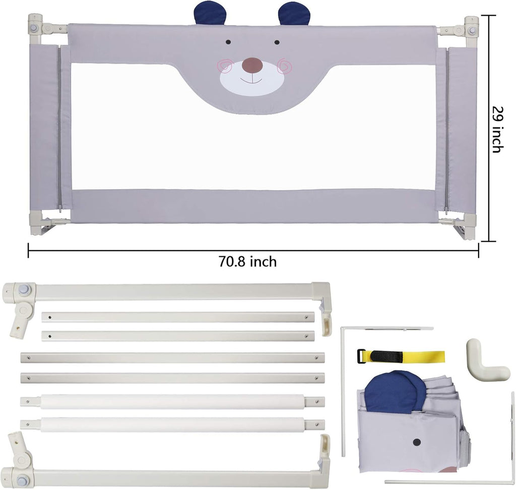 Toddler Bed Rail Extra Tall Collapsible Safety Guard R426925