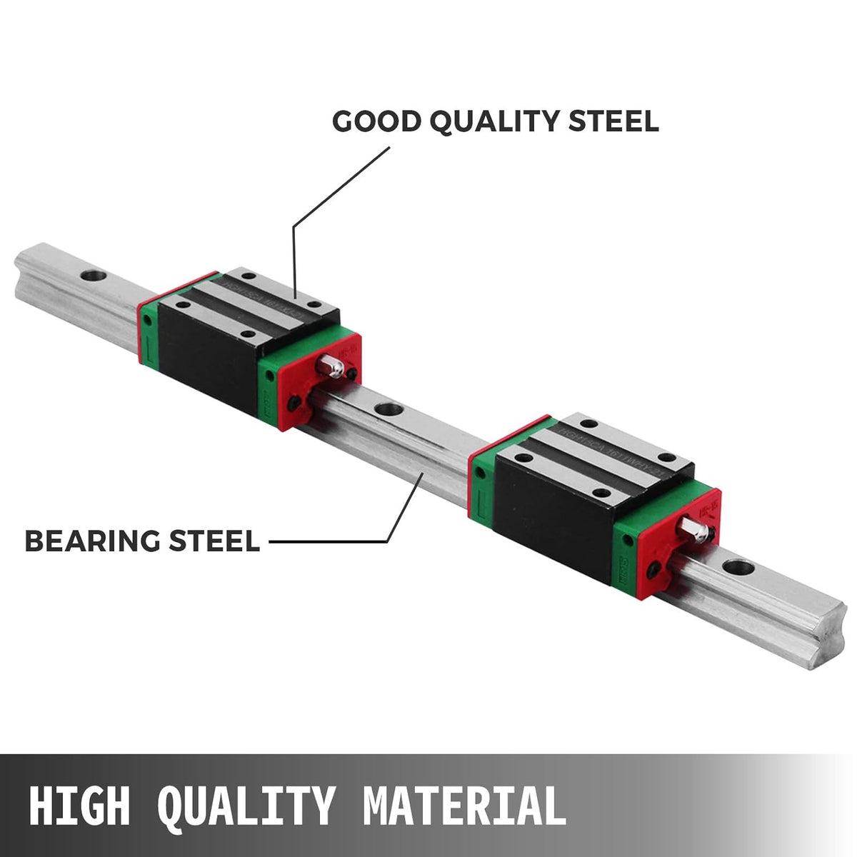 15-300mm Linear Rail with 4X Square Type Carriage Bearing Block M28874