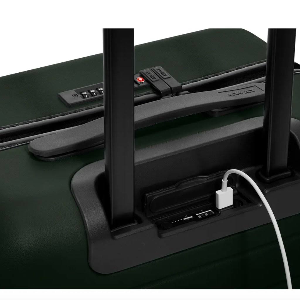 Green Carry-On with Built-in Battery G535