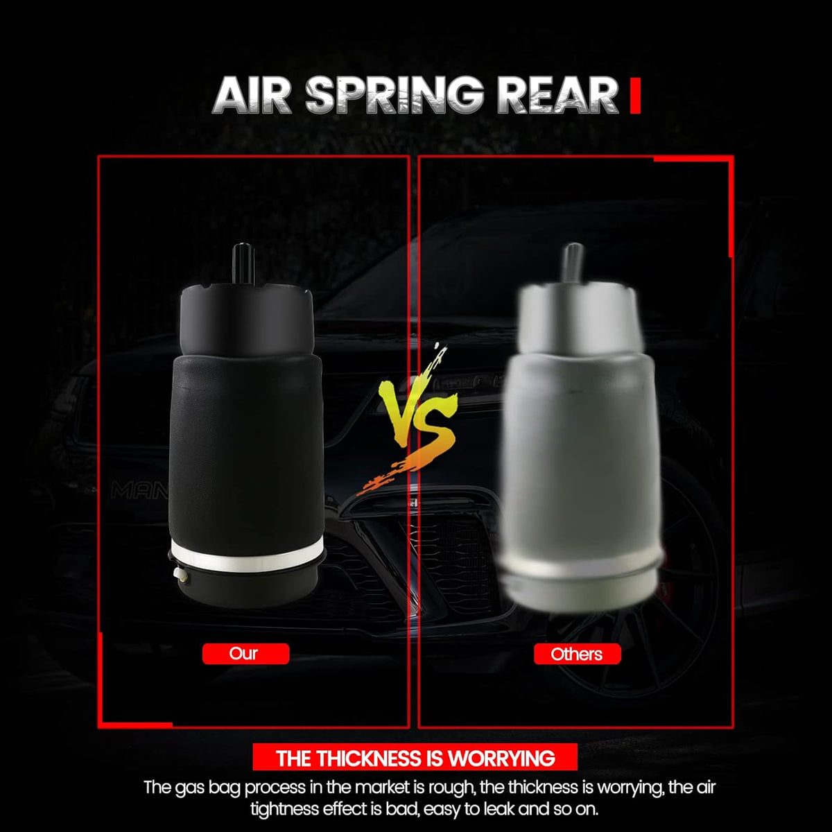 Rear Air Suspension Spring Bag U5870