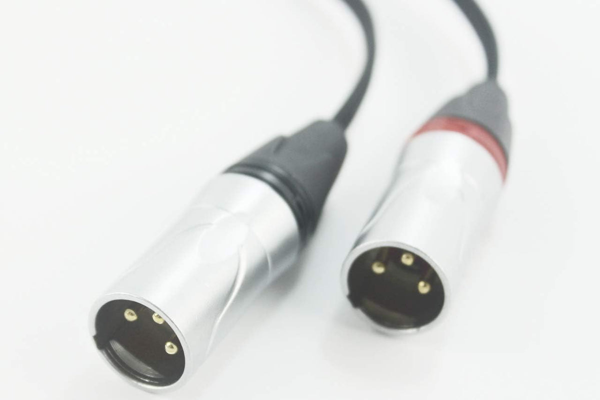 4.4mm to Dual XLR Male Balanced Audio Adapter Cable 5 FT P57285