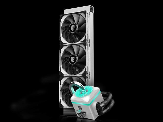 White RGB Liquid CPU Cooler L1249