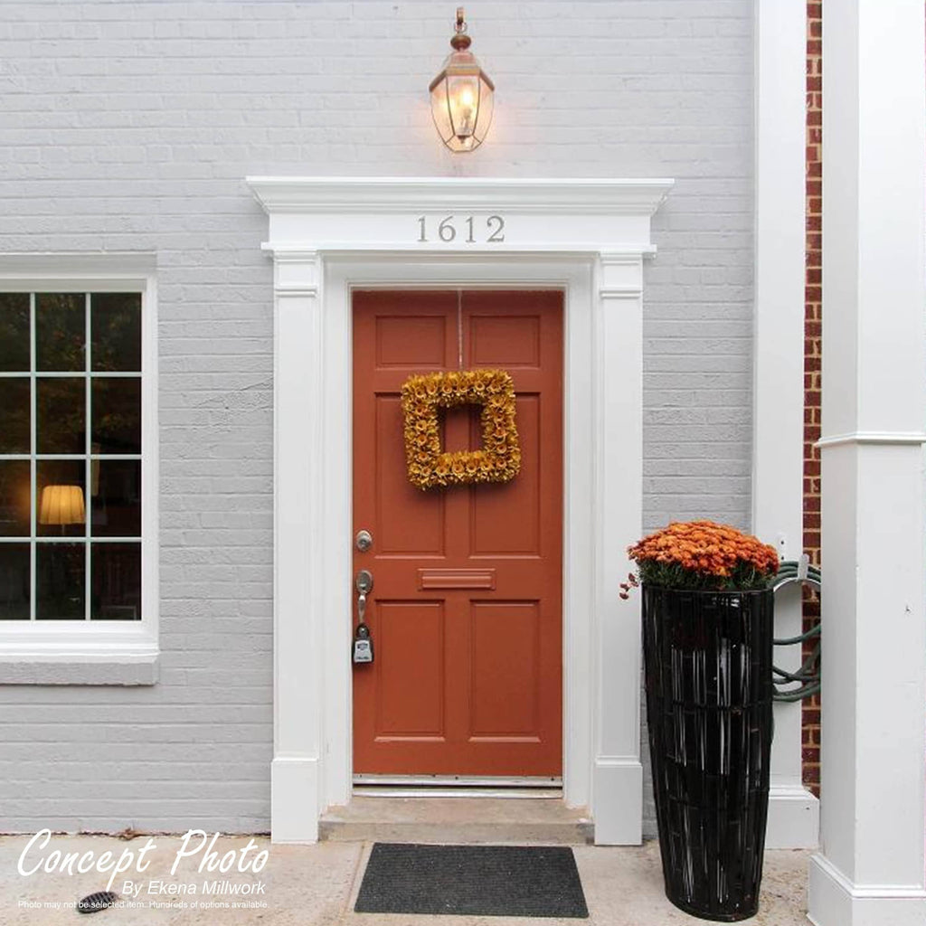 Plain PVC Pilaster with Standard Capital & Base (Pair) S2707