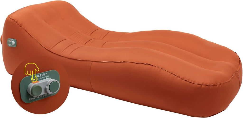 Navy Blue Inflatable Lounger Air Sofa I59759