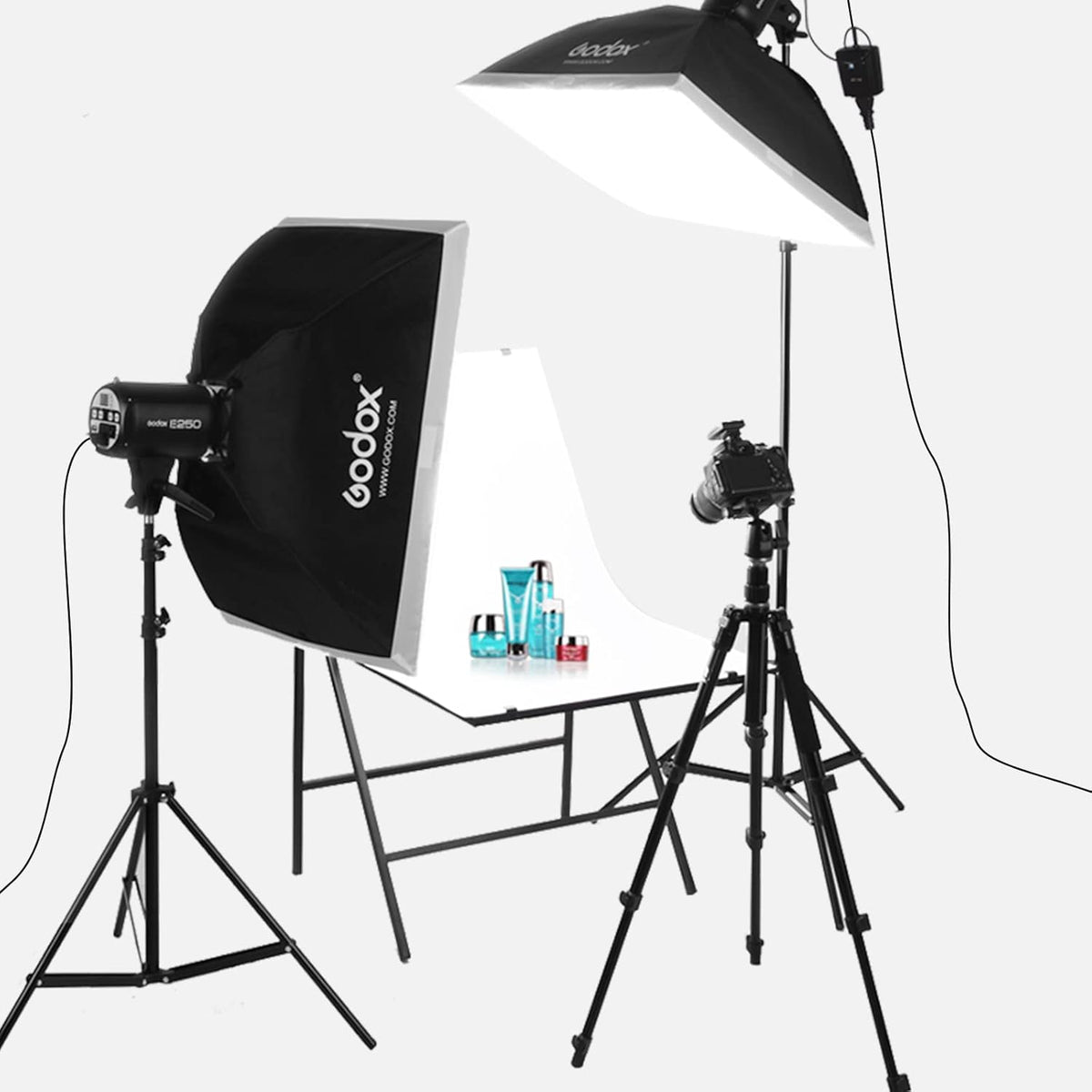 60x60cm Square Softbox Reflector with Bowens Mount and Carry Bag J827