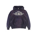 Saint Michael "ANGEL OF DEATH" Hoodie - Purple/Black