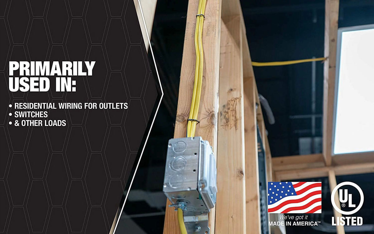 25' 12/2 with ground Romex Indoor Electrical Wire L979