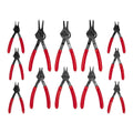 Quarter-Turn Convertible Retaining-Ring Pliers Set, 12-Piece I330