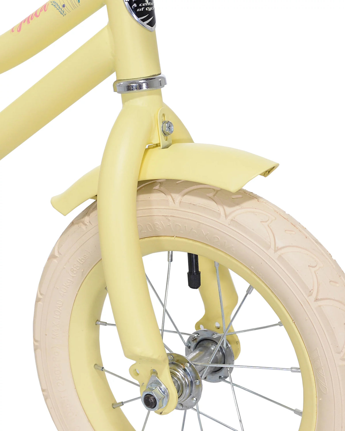 12 in. Pink Child Bicycle with Front Basket U8747