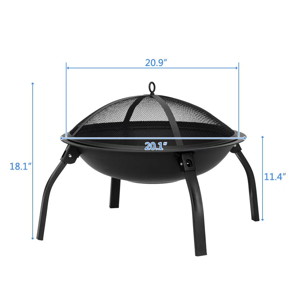 32 Wood Burning Square Fire Pit I25655