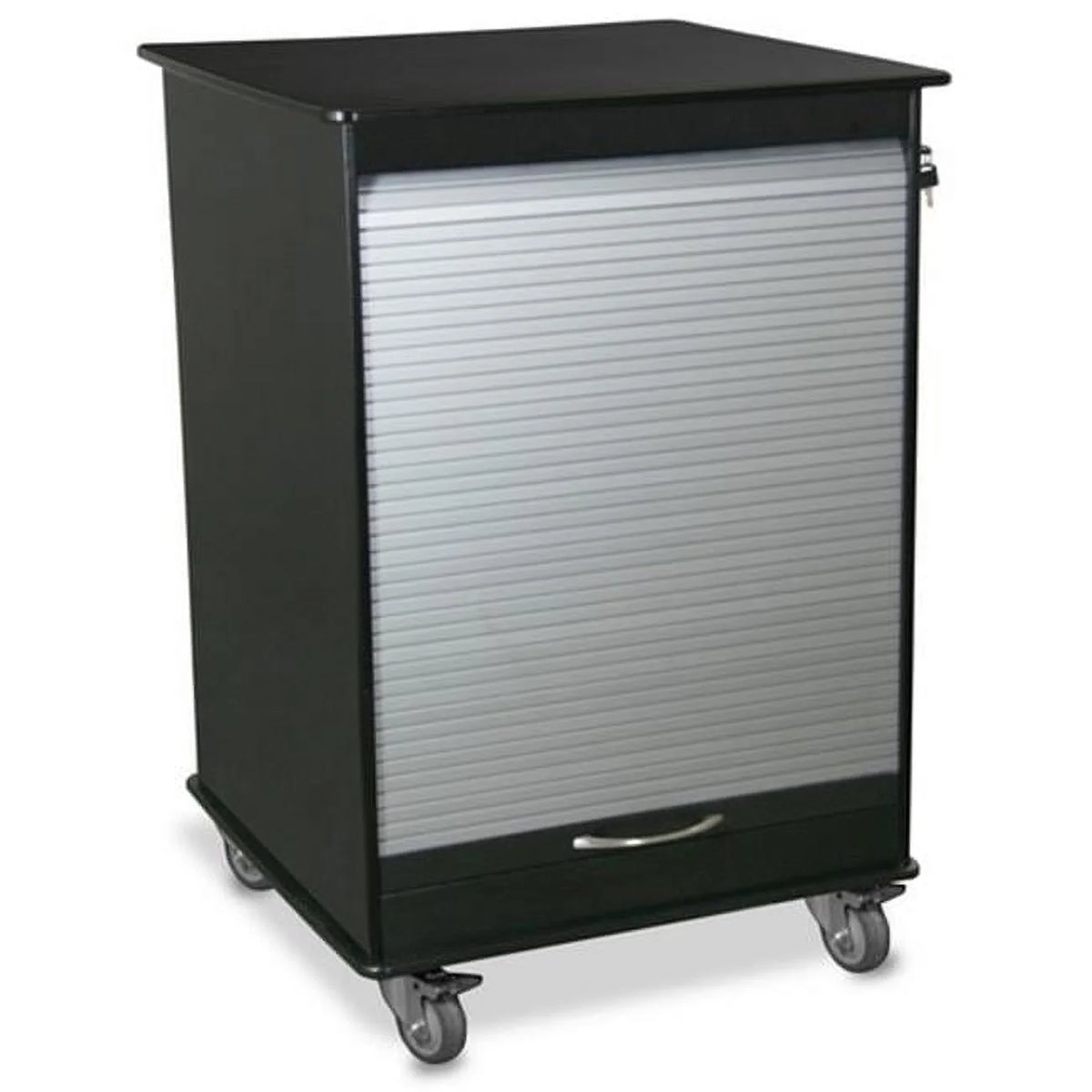 Black & Silver Polyethylene Lab Cart G56131