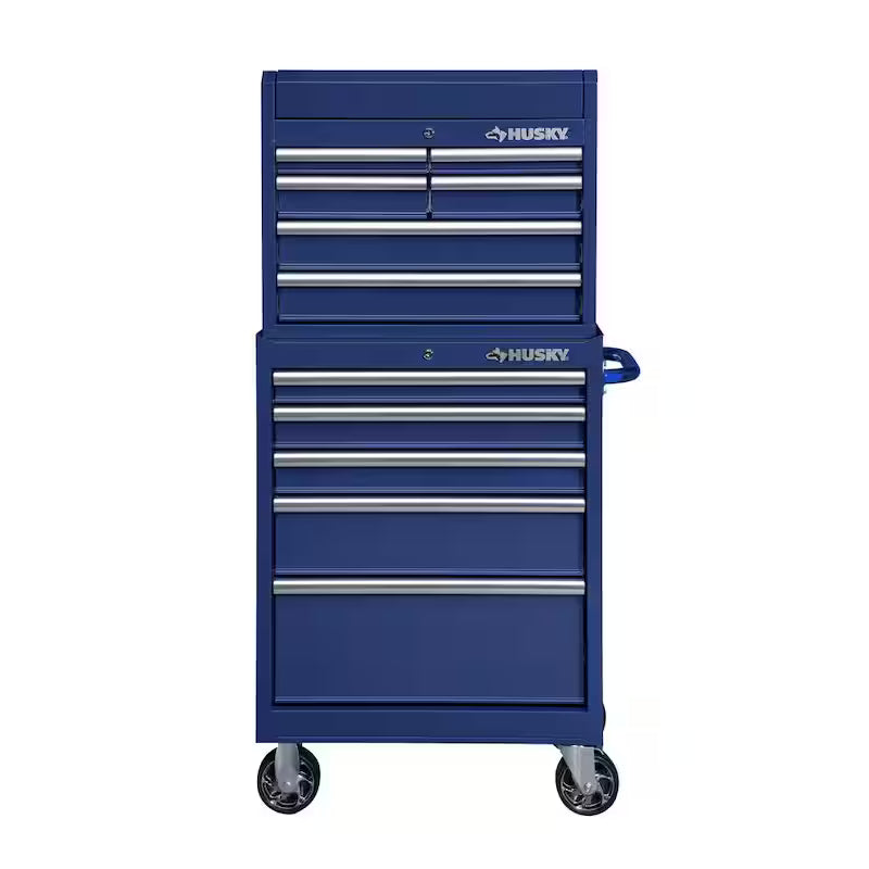 11 Drawer Tool Chest and Cabinet, Blue X4395