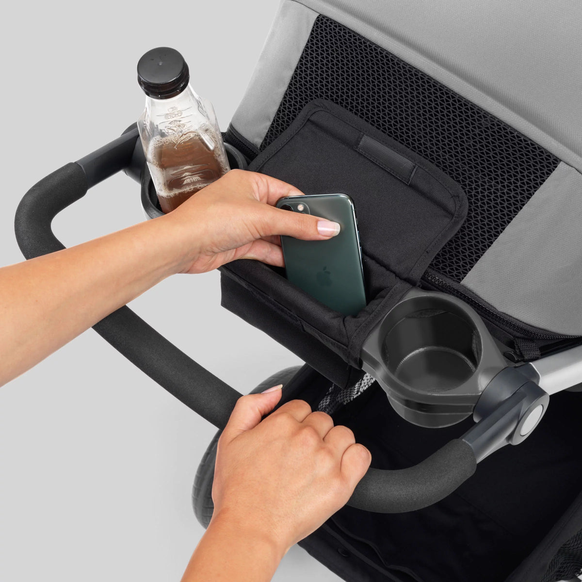Grey Stroller with Infant Car Seat F454886